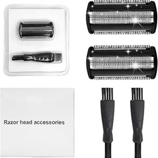 Pack of 2 Replacement Shaving Foil Head TT2000/43, Compatible with Philips Bodygroom Replacement Shaving Head, Compatible with Philips Norelco Bodygroom TT2000/43 Series 3000 5000 7000, Wet and Dry
