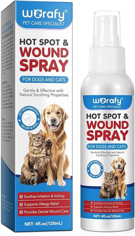 ZODENIS Wound Spray Dog & Cats, 120 ml Pet Wound Spray, Wound Care for Dogs, Regeneration of the Skin for Wounds, Inflammation and Irritation, Scar and Against Itching and Scratching