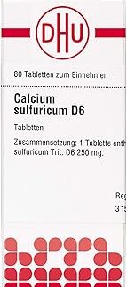 DHU Calcium sulfuricum D6 tablets, pack of 80 tablets