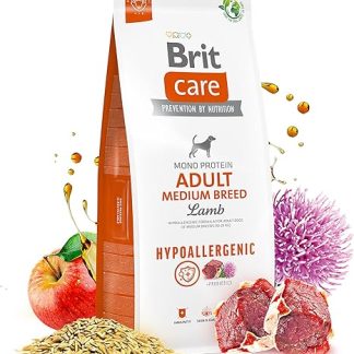BRIT Care Hypoallergenic Adult Medium Breed Lamb - Dry Dog Food - 12 kg