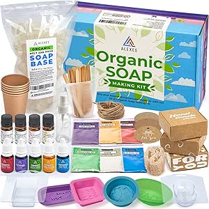 ALEXES Soap Making Kit for Adults - Organic Soap Making Kit - DIY Soap Maker - Organic & Eco Friendly