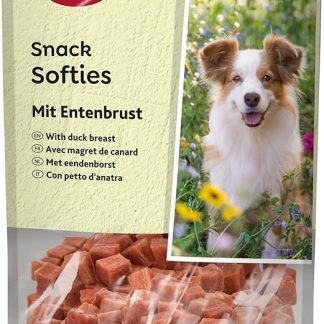 TRIXIE Premium Dog Duck Softies 100 g - Premium Treats for Dogs Gluten Free - No Grain & Sugar, Tasty Reward for Training & Home - 31869