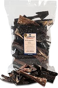 Tiernahrung Schwenner Dried Beef Rumen for Dogs - Dog Snacks - Healthy Chew Sticks for Dogs 1000 g 20 cm