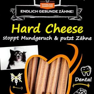 Qchefs Fitness Series Hard Cheese & Rice Dental Dog Treat (4 Pack), 4 Oz