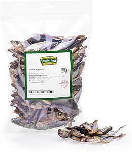 Masterfeed Large Sprats Dried 100% Natural Dog Chew 500g