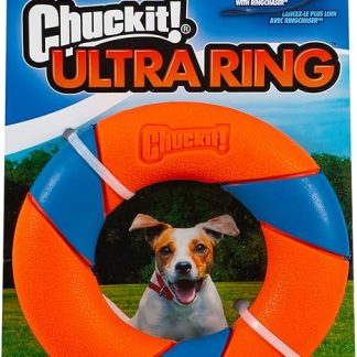 Schmeiß es! Ultraring Dog Toy - High Visibility Rubber Hunting Fetch Toy for Dogs
