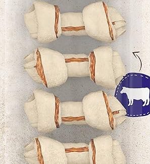 8 in 1 Delights Beef – healthy chew snack for sensitive dogs, high-quality beef wrapped in beef skin, various Options