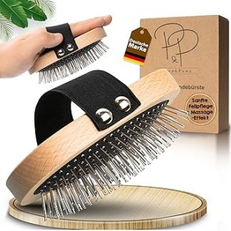 Pawz&Pawz Dog Brush Long Hair | Dog Hair Brush | Premium Brush for Dogs & Cats for Gentle Grooming | Curry Comb for Dogs & Cat Brush | Dog Comb with Massage Effect | Pet Brush