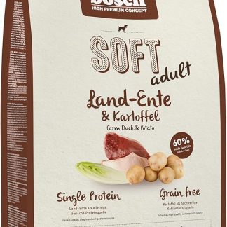 bosch HPC SOFT Country Duck & Potato | semi-moist dog food for adult dogs of all breeds | Single protein | Grain Free, 1 x 2.5 kg