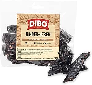 DIBO Beef Liver, 100 g Bag, the Small Natural Chew Snack or Treat for Between Use, Dog Food, Quality Chew Items Without Chemicals DIBO