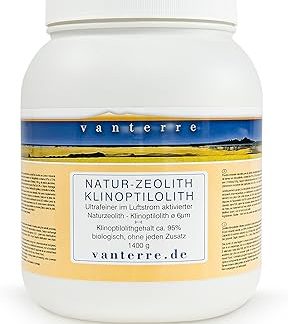 Zeolite-Clinoptilolite-Powder ø 6µm 1400g - 3g/day=466 days