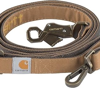 Carhartt Unisex Dog Leash, Carhartt Brown/Dark Brown, L