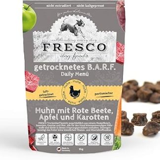 Fresco Dog Dry Barf I Daily Menu Chicken with Beetroot, Apple and Carrots I 1 kg