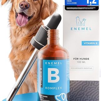ENEMEL Vitamin B Complex Dog Drops 100 ml - Liquid Vitamin B for Dogs for Easy Use, B-Vitamin Complex for Daily Supplement & Feeding Routine, Premium Quality, Made in Germany