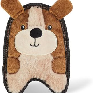 Outward Hound Invincibles Mini - Dog Toy - Plush Toy Puppy - Brown - XS