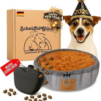 Sniffing Rug Dog - Intelligence Toy & Activity for Dogs & Puppies, Washable & Non-Slip, Adjustable Size - Dog Toy with Treat Bag & Sustainable Packaging