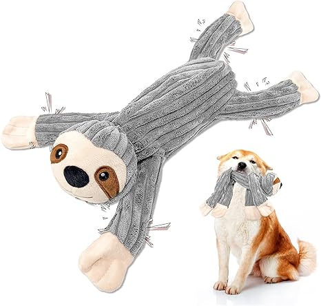 Hundespielzeug, Intelligence Puppy Toy, Interactive Plush Cuddly Toy, Dog Toy for Puppies, Small, Medium, Large Dogs, Cuddly Toy with Rope