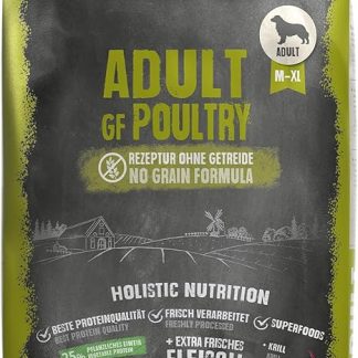 BELCANDO Adult GF Poultry [12.5 kg] Grain-Free Dog Food, Dry Food without Grain with Poultry, Complete Food for Adult Dogs from 1 Year