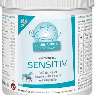 Bowl Check Novo Mineral Sensitive Minerals and Vitamins for dogs & cats – 500 g