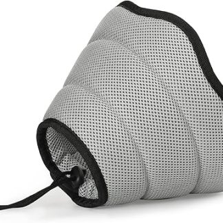 VavoPaw Dog Collar, Soft Protective Collar, Cone Collars, Adjustable Recovery Collar, Breathable Pet Elizabethan, Dog Collar, Lick Protection Dog After Surgery Dog, S, Grey