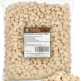 Kaureks Natur Hundeleckerlies, Dog Snack Coconut 1000 g for All Dogs, Training Snack, Dog Snack Cocos