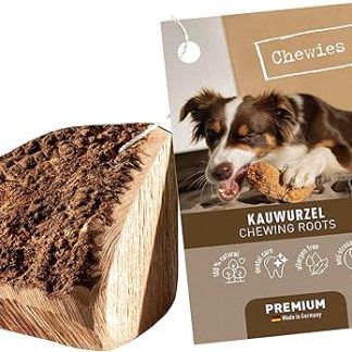 Chewies Chew Root for Dogs - Chew Toy from Tree Heath Root - Shatterproof and 100% Natural - for Long Lasting Chewing Fun - 3 Sizes Available (S, M, L), s