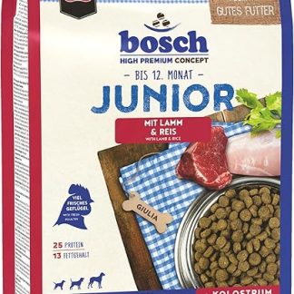 bosch HPC Junior with lamb & rice | Dog dry food for raising nutritionally sensitive puppies, 1 x 15 kg