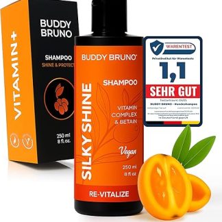 Test note: very good dog shampoo sensitive with sea buckthorn - grooming against itching and odour - 100% vegan and natural - for shiny coat and vital skin - 250 ml