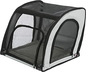 Trixie Car Seat, 44 × 37 × 40 cm, Grey/Black