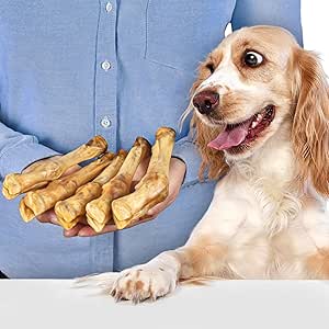 Lamb Legs for Dogs Pack of 5 (400 g) Natural Chew Snack Made of 100% Lamb Long Chewing Pleasure & Dental Care No Additives