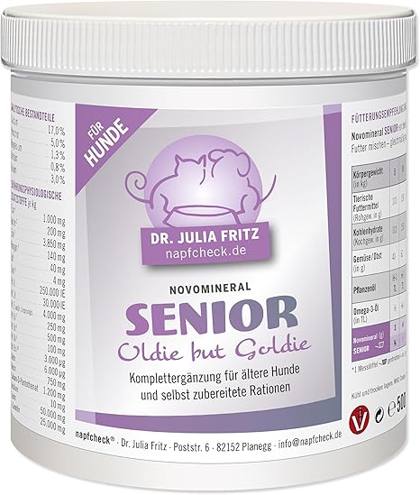 napfcheck Novomineral Senior - All-round care for older dogs - 500 g