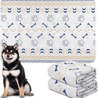 PmakeEorT PIPI Washable Incontinence Pads for Dogs, Pack of 2 Puppy Pads, Waterproof Training Pads for Dogs, 51 x 78 cm