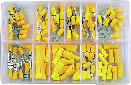 Connect 31852 Assorted Terminals - Yellow