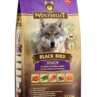 Wolfsblut - Black Bird Senior - 12.5 kg - Turkey - Dry Food - Dog Food - Grain Free