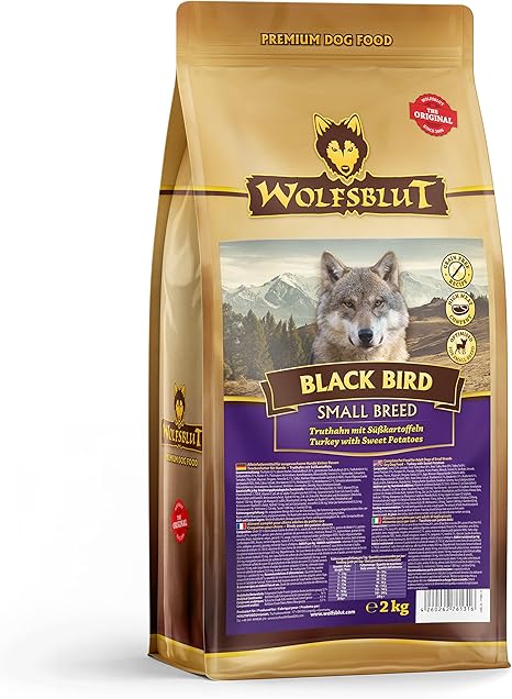 Wolf's blood, black bird, small breed, 1 pack (1 x 2 kg).