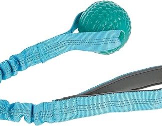 Kerbl Pet BungeeToy Ball, Blue, 50 cm, Diameter 6.5 cm