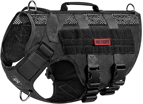 OneTigris Aire Mesh No-Pull Dog Harness, Adjustable Safety Harness, Ultra Breathable, for Large/Medium Dogs, Chest Harness with 2 Handles, Dog Vest