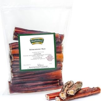 Masterfeed Ochsenziemer for Dogs, Dried, 20 cm, 500 g