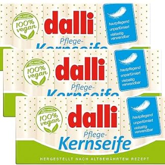 Dalli Care Curd Soap, Unscented, Plant-Based, 1x Magnet