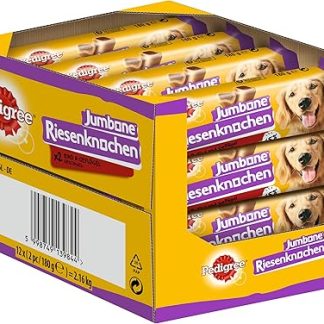 Pedigree Dog Treats, Giant Bone for Small, Medium or Large Dogs, Various Flavours.