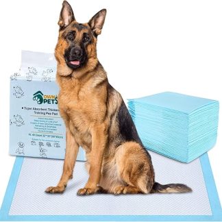 Ownpets 80 x 90 cm Large Dog Training Pads, Pack of 40 Absorbent Dog Toilet Mat, Pee Pads, Pipi Mats for Dogs, Incontinence Pad Disposable, Quick Drying Surface, for Large Dogs
