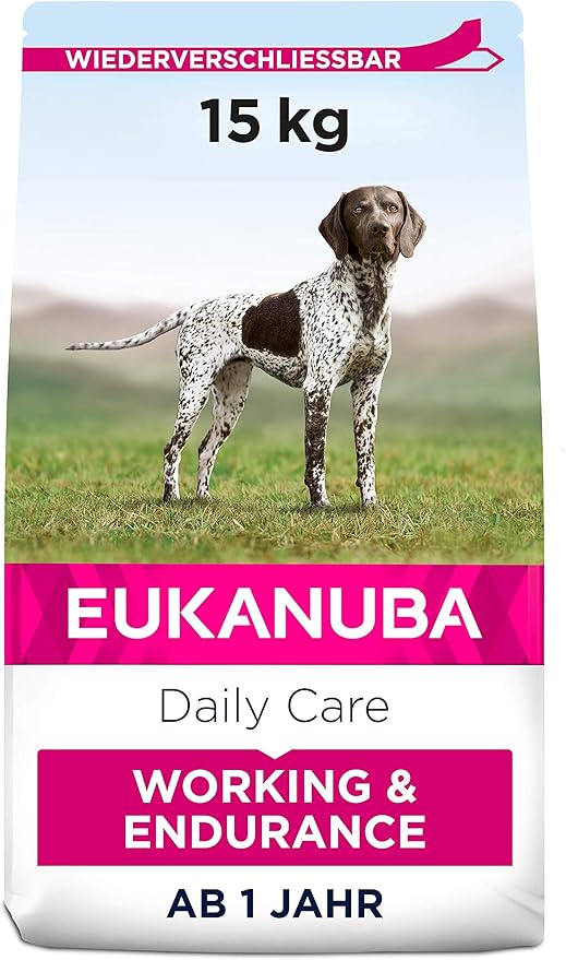 Eukanuba Platinum Performance All Working and Endurance Chicken, 15 kg