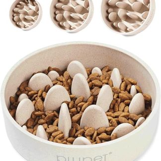 PiuPet Anti-Slinging Bowl Dogs I 1.4 L I Dishwasher Safe | Dog Bowl Large I Anti Sling Bowl Dog | Slow Feeder Dog Bowl | Feeding Bowl Dog | Dog Bowl
