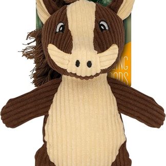 Vitakraft Forest Love Wild Boar Toy for Dogs, Dog Toy Cuddly Toy with Squeaker Corduroy (Pack of 1)