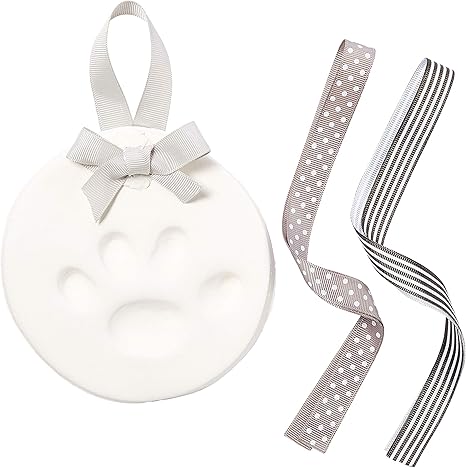Pearhead Pet Paw Prints Dog Or Cat Paw Print Keepsake Ornament, Creative for Pet Owner or Year-Round Keepsake