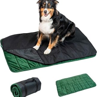 SchnauzenHaus Dog Blanket for On the Go - Waterproof Dog Mat & Dog Travel Blanket | Car & Outdoor Blanket for Dogs | Dog Blankets Washable Non-Slip Waterproof Padded Foldable to Take with You