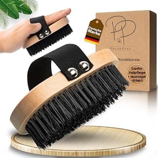 Pawz&Pawz Dog Brush Short Hair | Dog Hair Brush | Premium Brush Dog, Cat for Gentle Grooming | Curry Comb for Dogs & Cat Brush | Fur Brush with Massage Effect | Dog Comb | Pet Brush