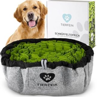 Tierfein Sniffing Rug Dog - Intelligent Dog Toy for Small & Large Dogs - Washable & Adjustable Size - Puppy Toy & Intelligence Training for Dogs
