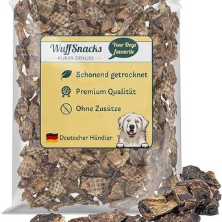Beef Lung Cube for Dogs I 1 kg I Beef Lung Dried Cube Small I Training Treat Dog I Cattle Lungs for Dogs Dried Low Fat Treats from Wuffsnacks