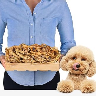 Chicken Feet for Dogs 1 kg (approx. 45-55 Pieces) | Air Dried Premium Chew Snack | 100% Chicken | Dental Care & Joint Support | Grain-Free & Hypoallergenic